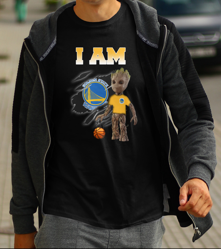 I Am Groot Golden State Warriors Basketball Fan T-Shirt