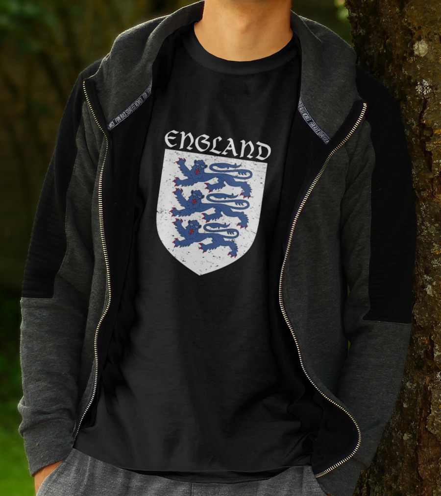 England Three Lions Vintage Crest T-Shirt