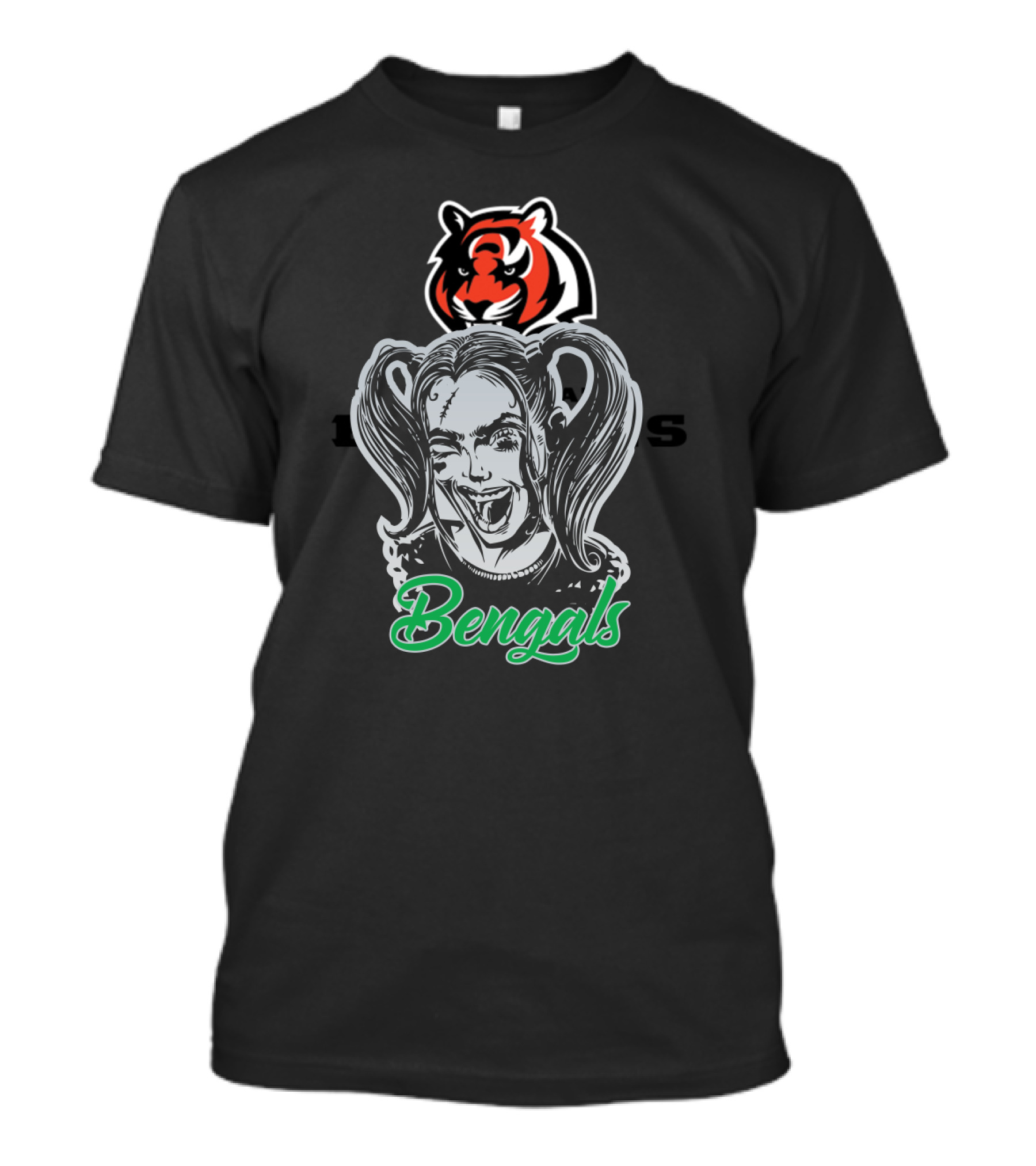 Harley Quinn Bengals Cincinnati Bengals Tiger T-Shirt