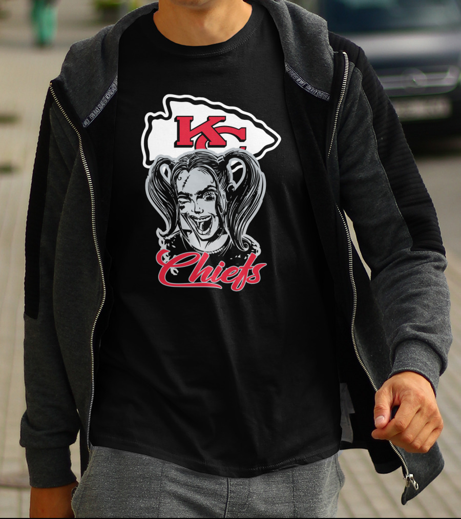 Harley Quinn Kc Chiefs Logo Chiefs T-Shirt