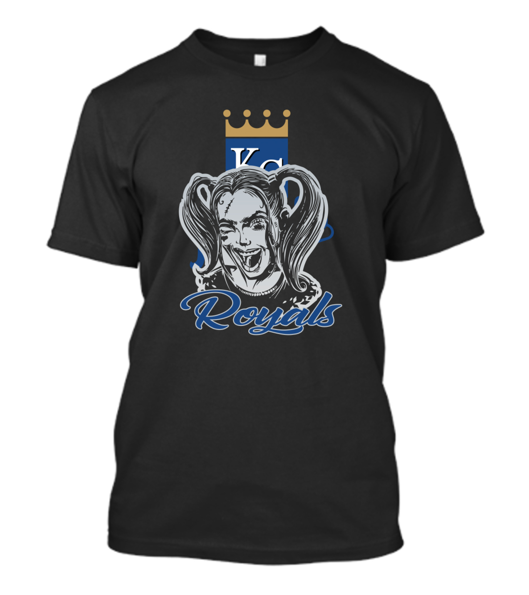Harley Quinn Royals Kc Logo Kansas City Royals T-Shirt