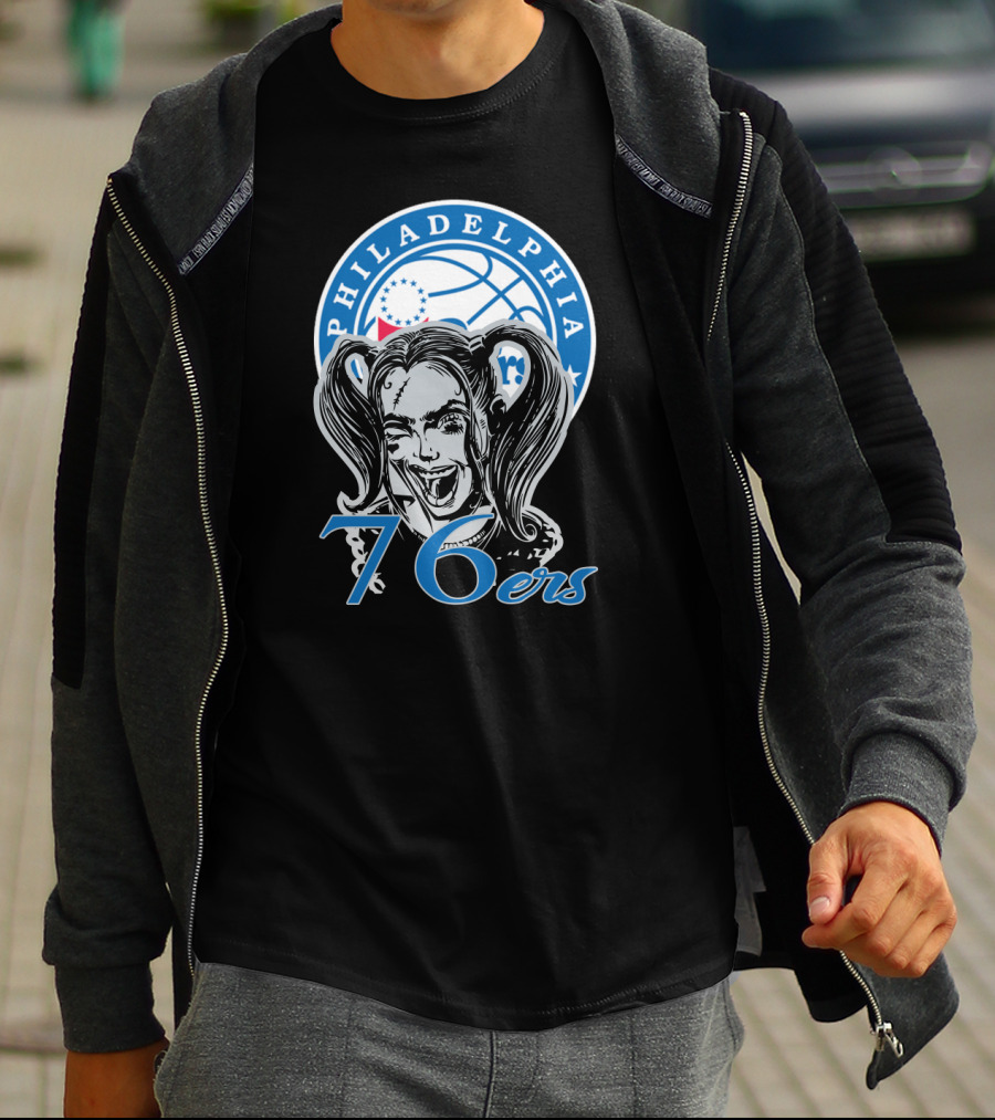 Philadelphia 76ers Basketball Harley Quinn T-Shirt