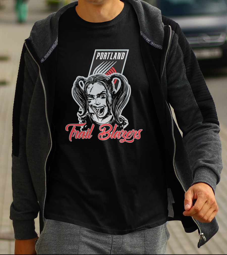 Portland Trail Blazers Harley Quinn T-Shirt
