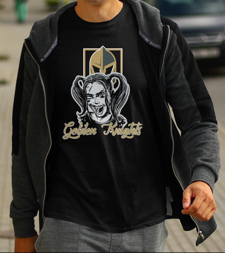 Golden Knights Harley Quinn Vegas Nhl T-Shirt