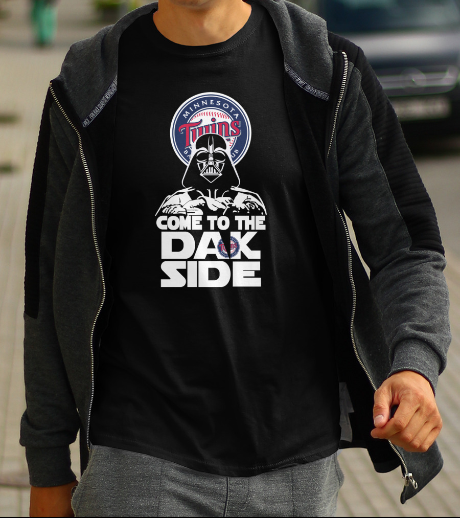Minnesota Twins Come To The Dark Side Darth Vader Fans T-Shirt