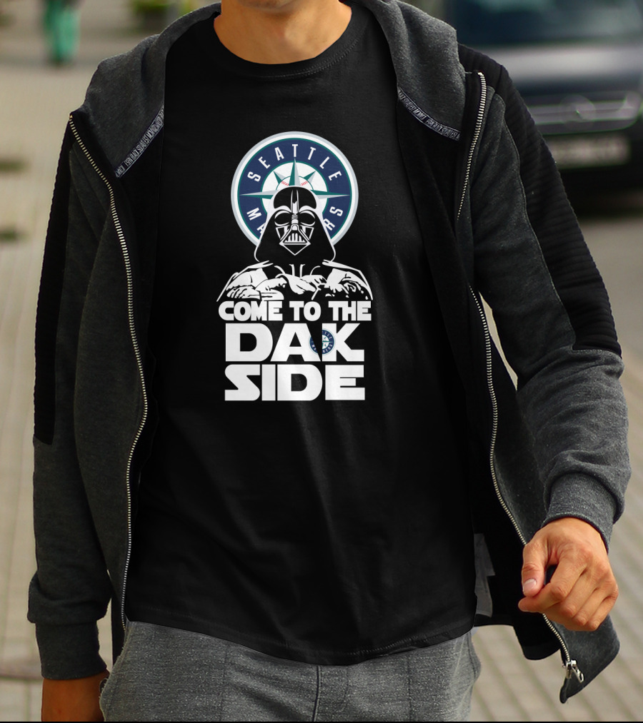 Come To The Dark Side Darth Vader Seattle Mariners T-Shirt