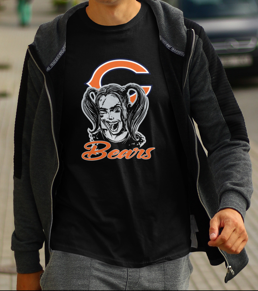 Harley Quinn Chicago Bears Fans T-Shirt