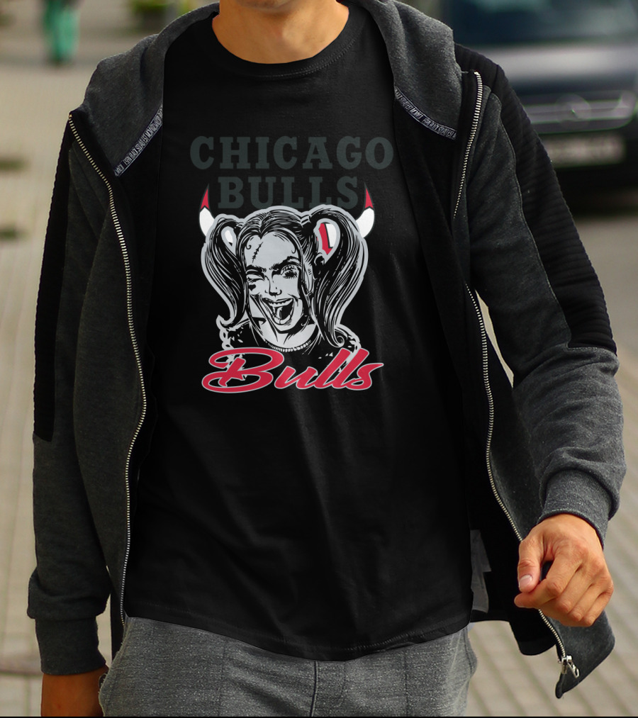 Chicago Bulls Harley Quinn Fan Enthusiast T-Shirt