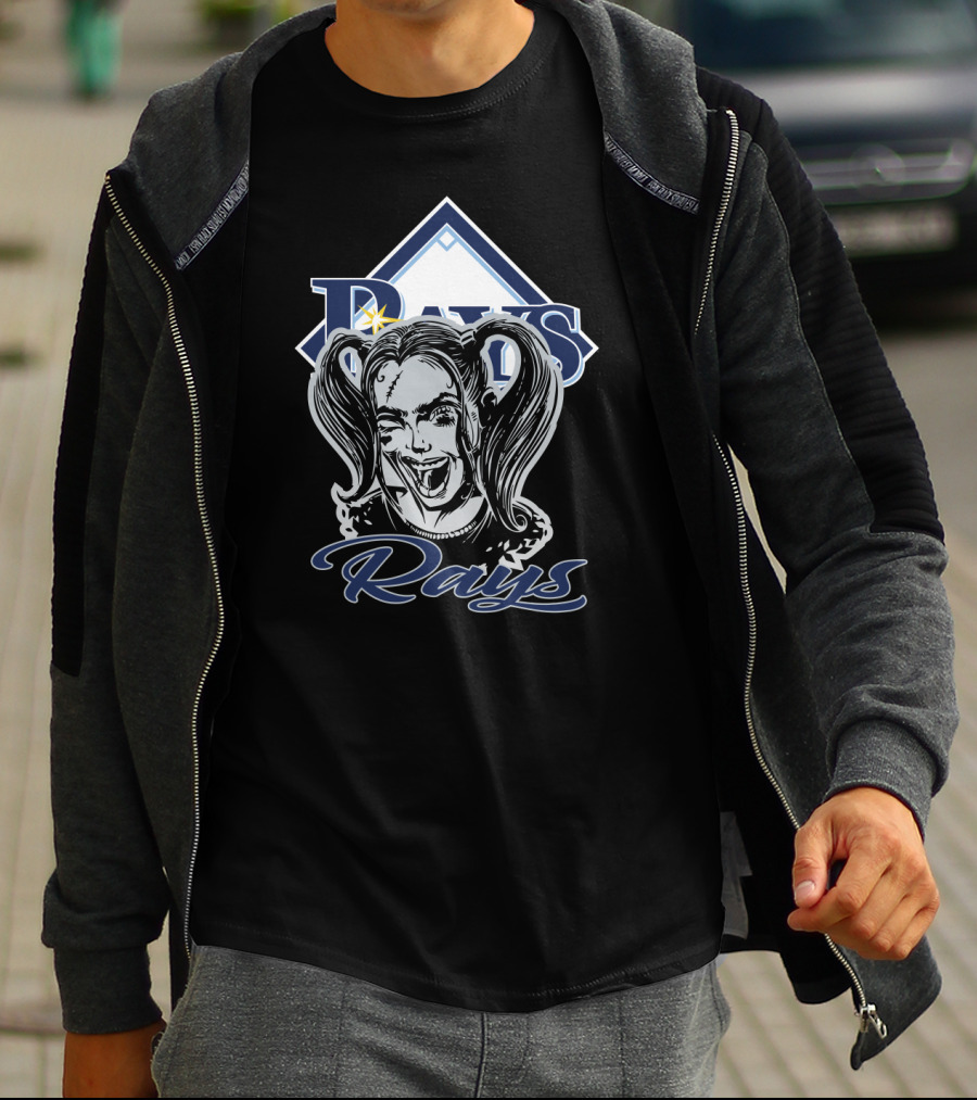 Rays Fans With Harley Quinn Tampa Bay Style T-Shirt