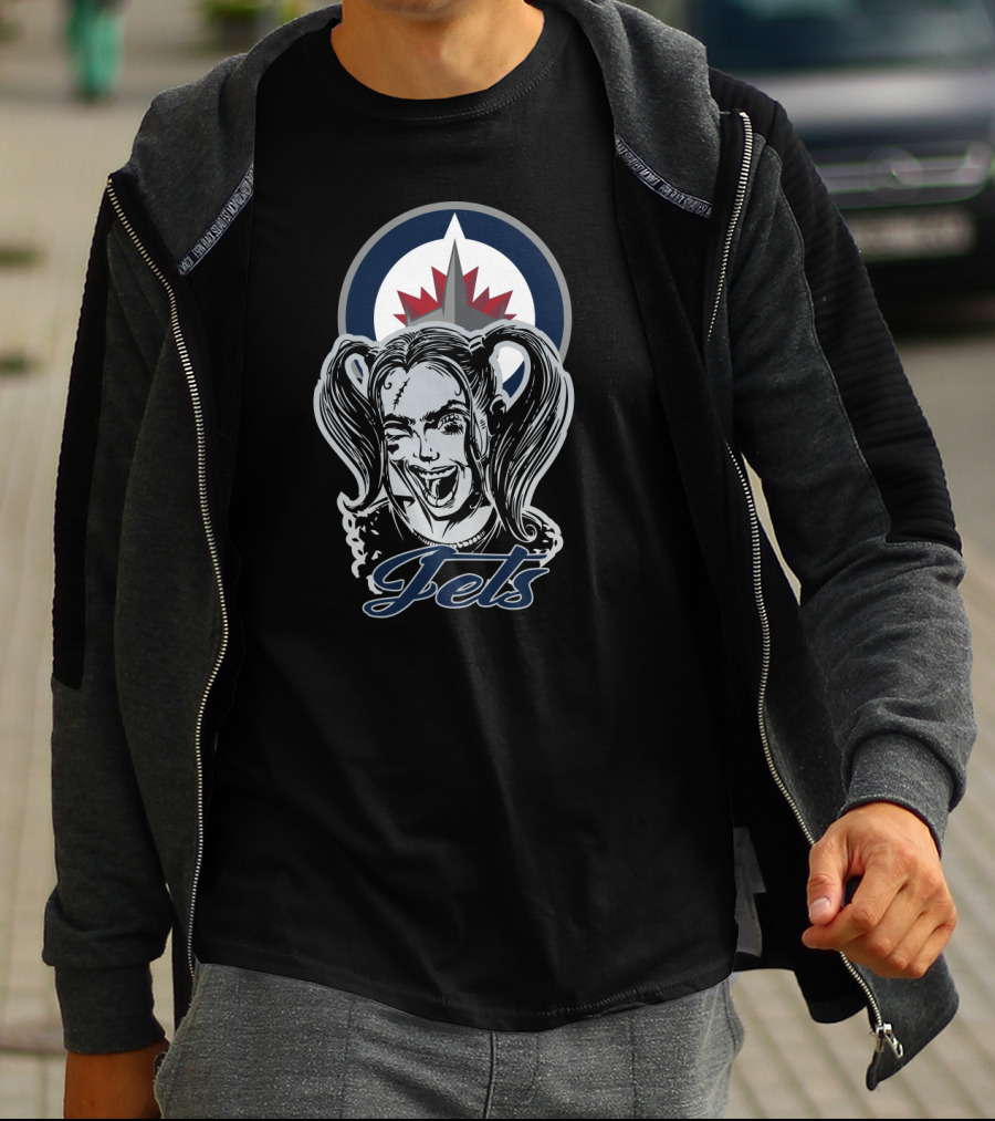 Harley Quinn Fans Of Winnipeg Jets T-Shirt
