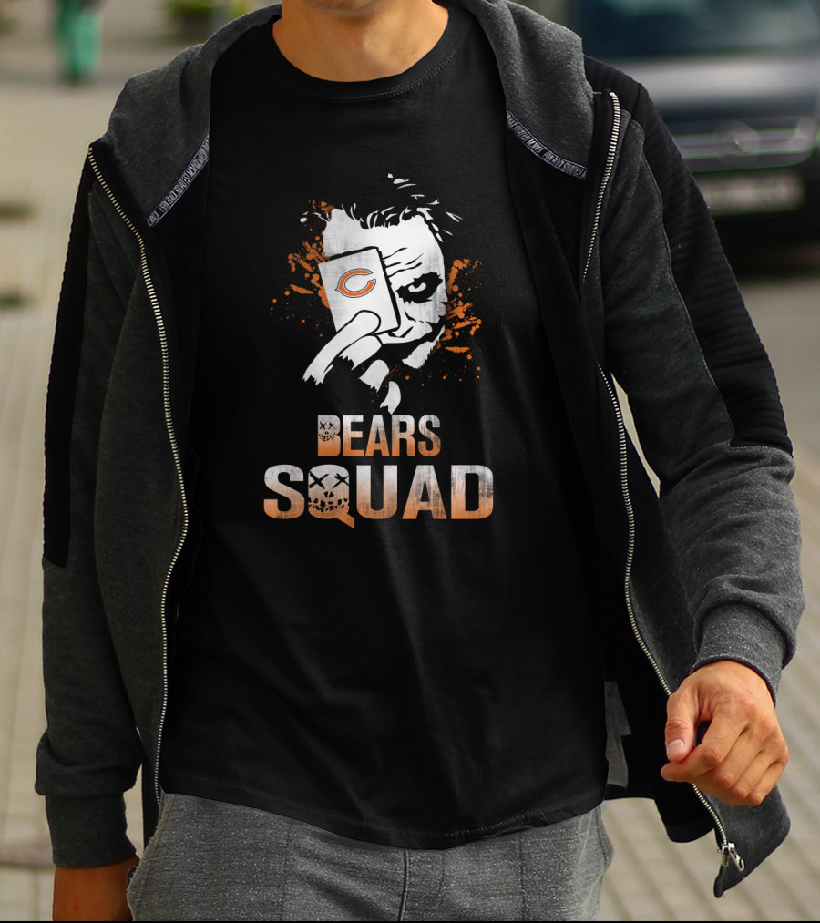 Bears Squad Joker Card Chicago Bears Fans T-Shirt