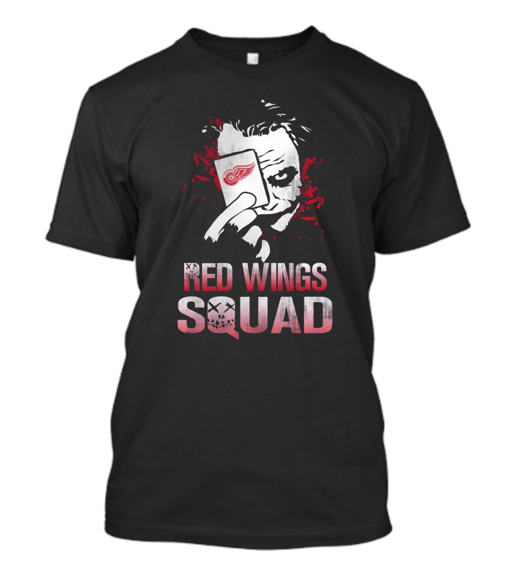 Red Wings Squad Joker Detroit Red Wings Fans T-Shirt