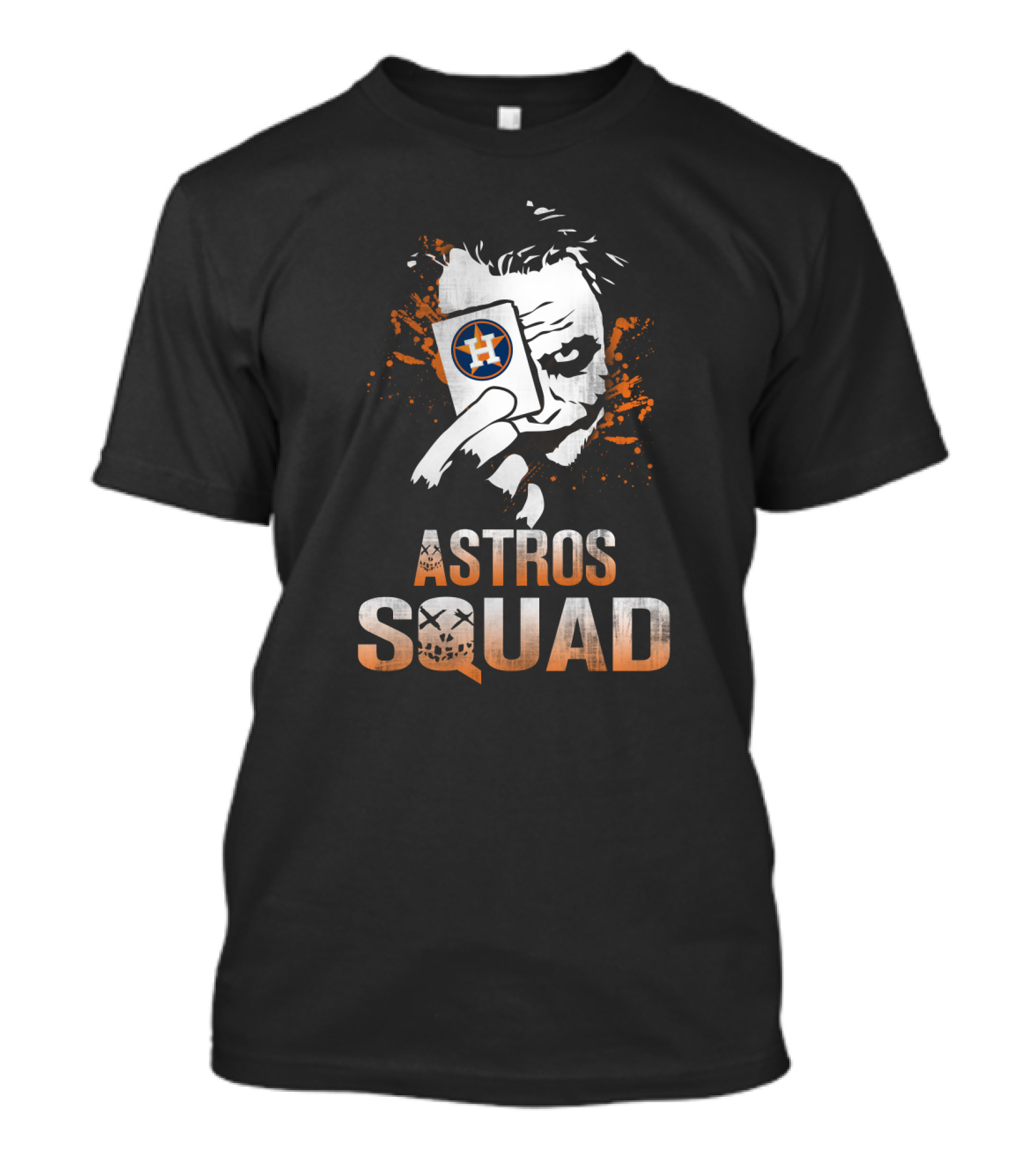 Astros Squad Joker Card With Houston Astros T-Shirt