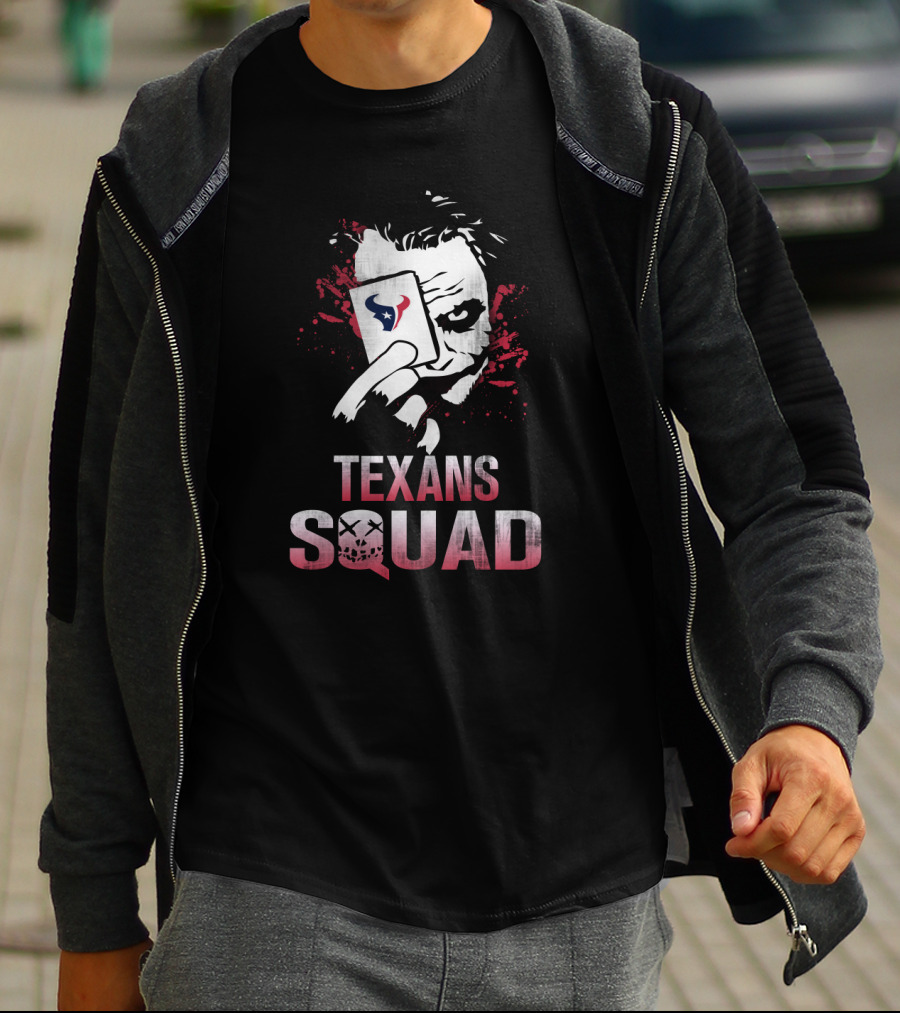 Texans Squad Joker Card Fans T-Shirt