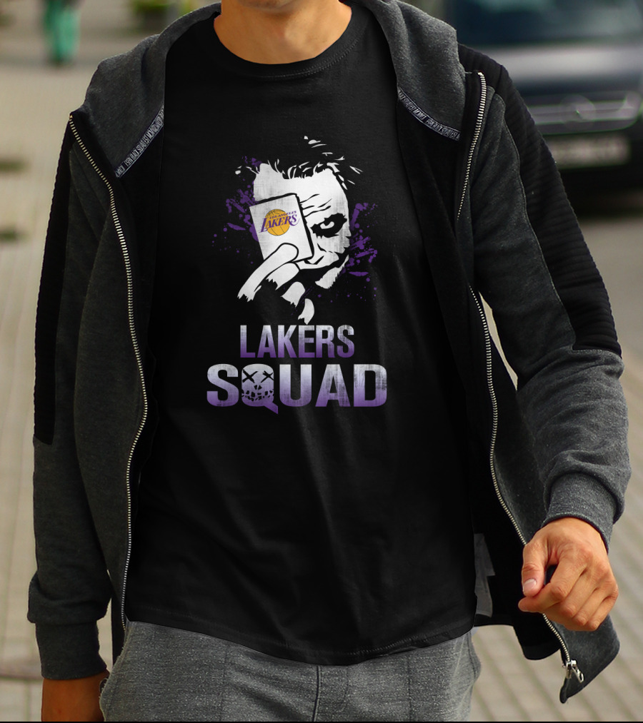 Lakers Squad Joker Card Lakers Fans T-Shirt