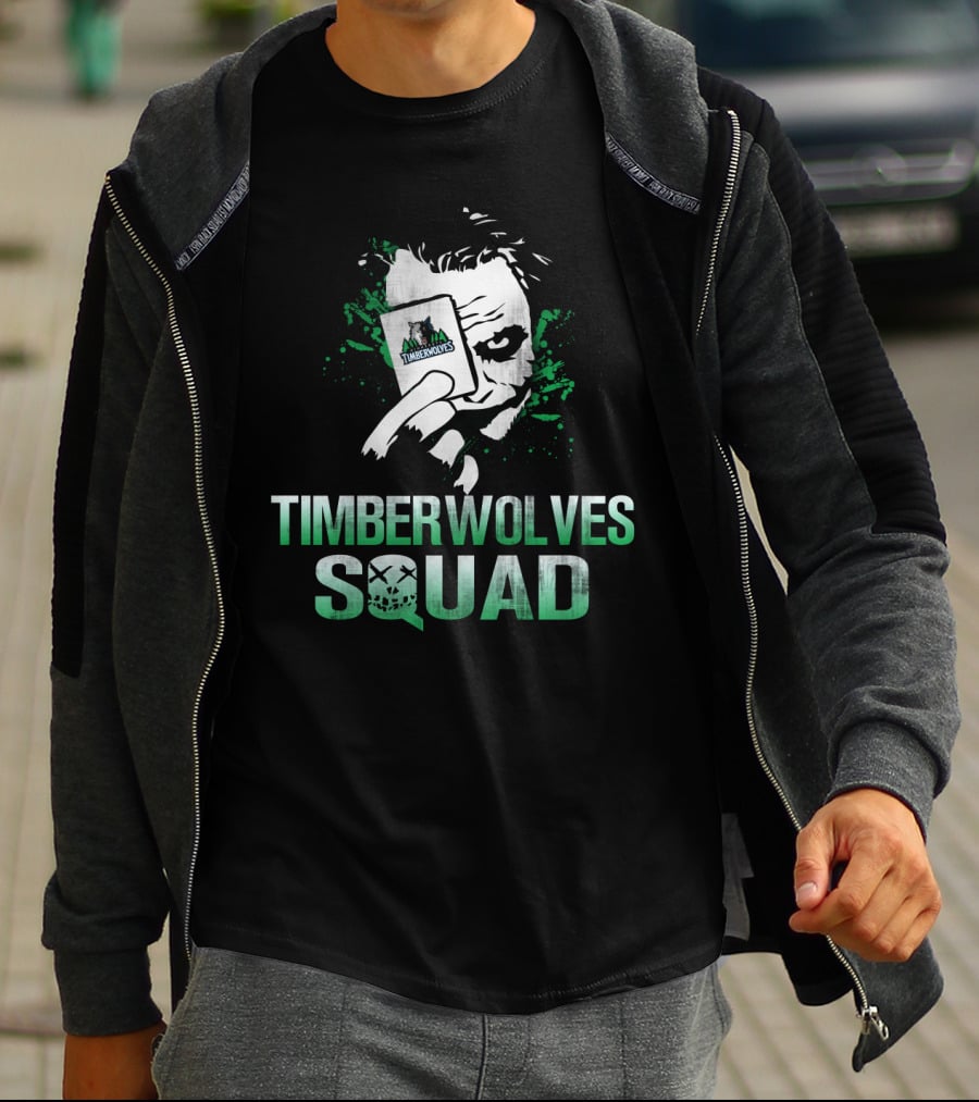 Timberwolves Squad Joker Card Fan T-Shirt