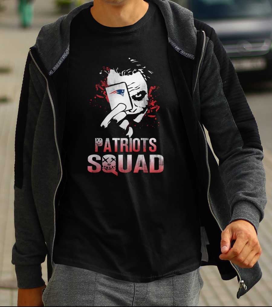 Joker Patriots Squad New England Fans T-Shirt