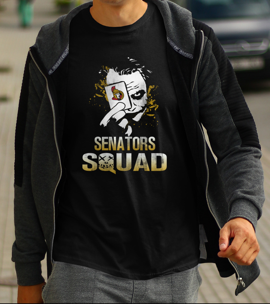 Senators Squad Joker Card Ottawa Senators Fans T-Shirt