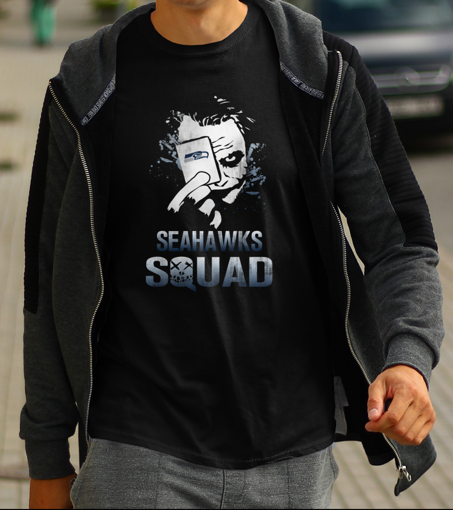 Seahawks Squad Joker Card Seattle Seahawks Fans T-Shirt
