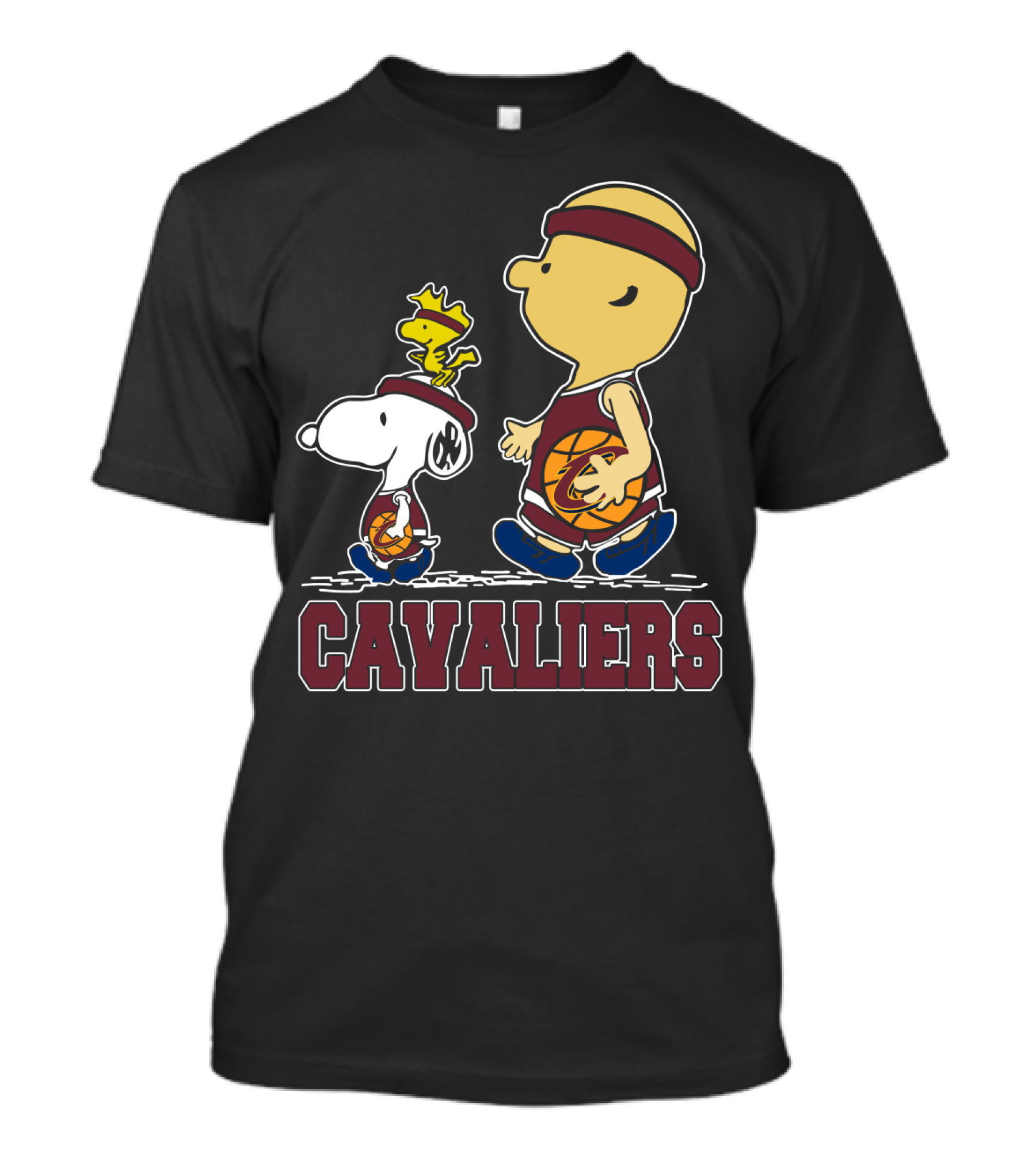 Snoopy And Cavalier Friends With Basketball T-Shirt