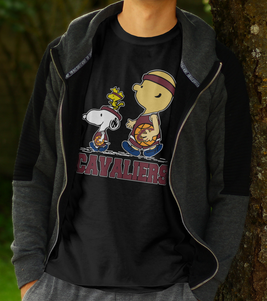 Snoopy And Cavalier Friends With Basketball T-Shirt