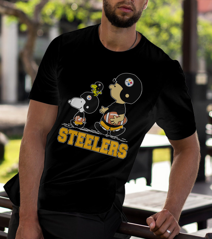 Snoopy Steelers Football Pittsburgh Fans T-Shirt