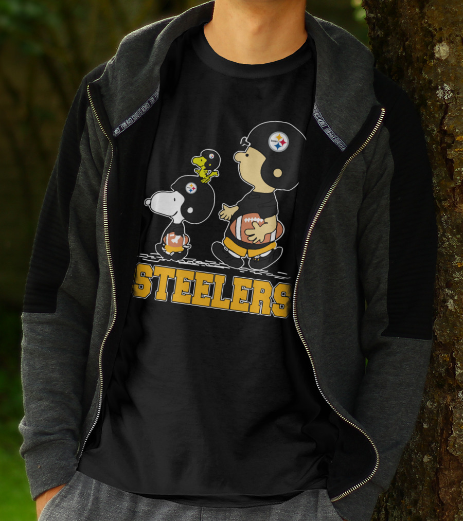 Snoopy Steelers Football Pittsburgh Fans T-Shirt