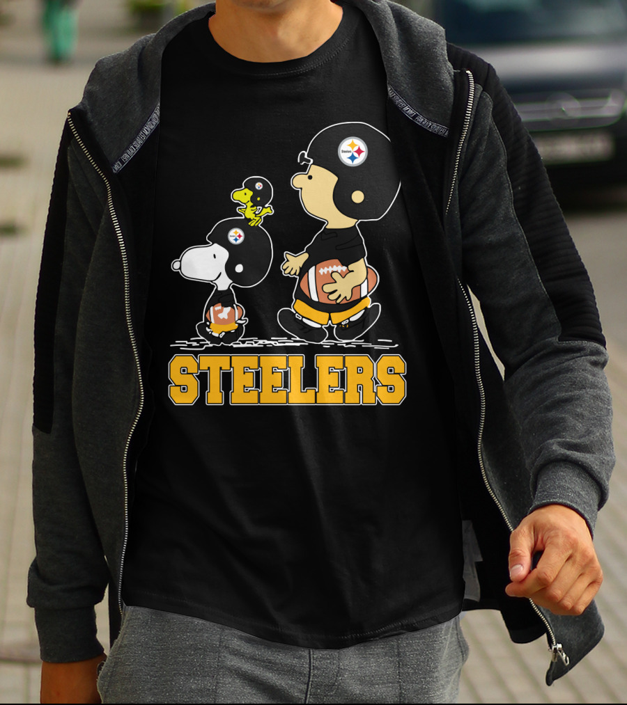 Snoopy Steelers Football Pittsburgh Fans T-Shirt