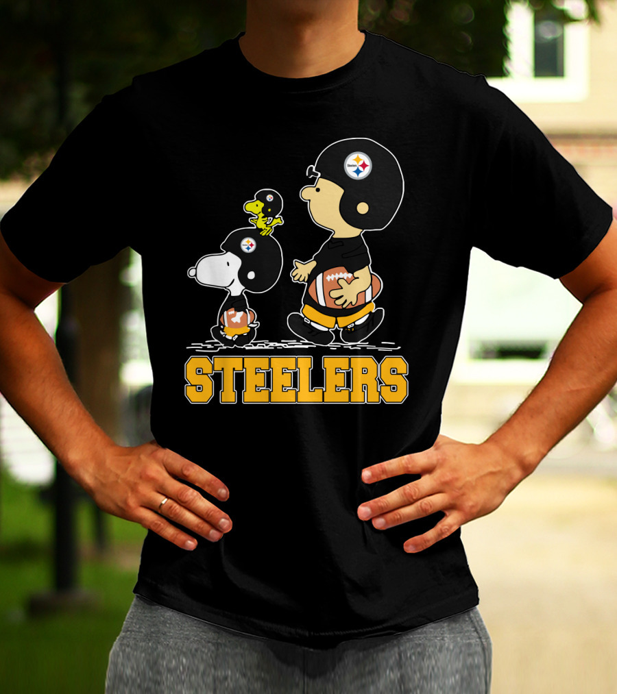 Snoopy Steelers Football Pittsburgh Fans T-Shirt