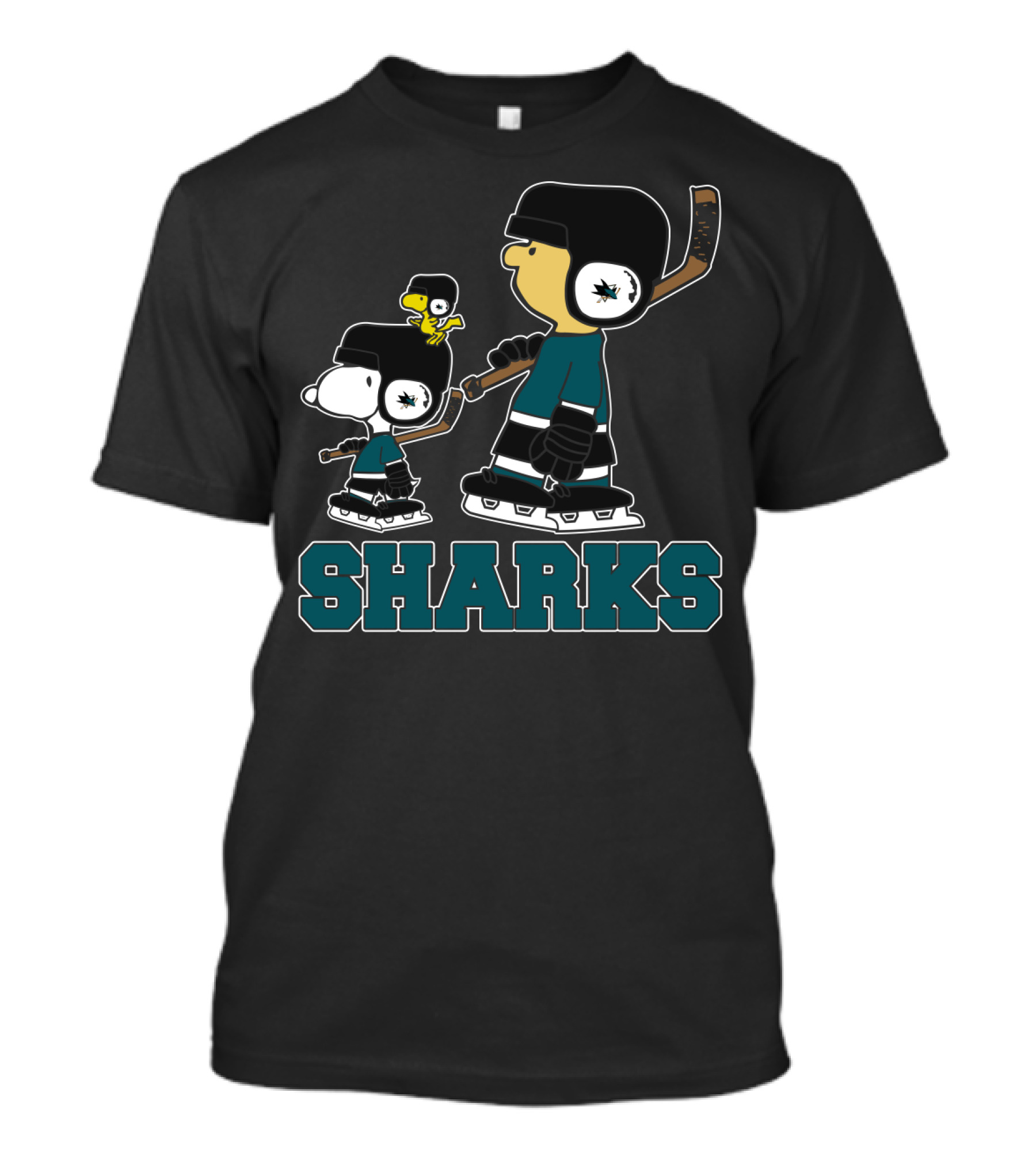 Snoopy Hockey San Jose Sharks Fans T-Shirt