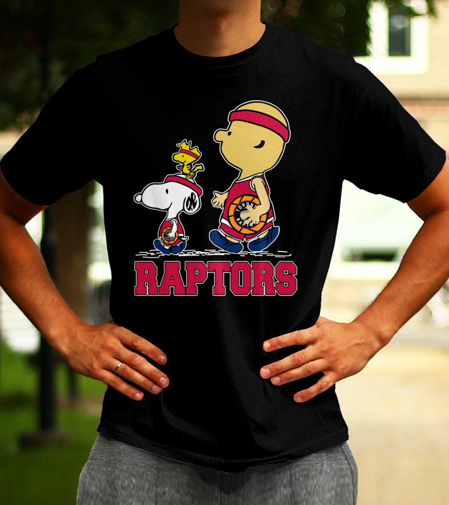 Snoopy Toronto Raptors Woodstock Raptor Fans T-Shirt