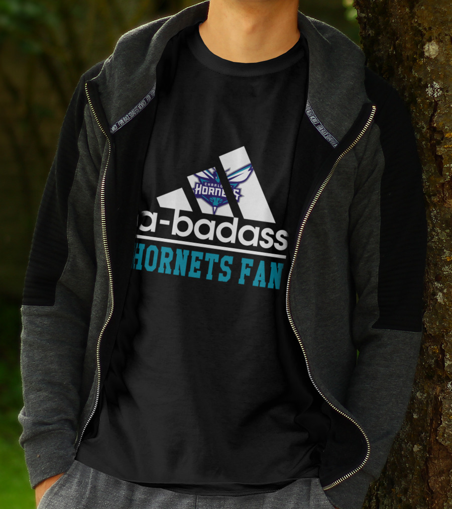 Charlotte Hornets Badass Hornets Fan T-Shirt