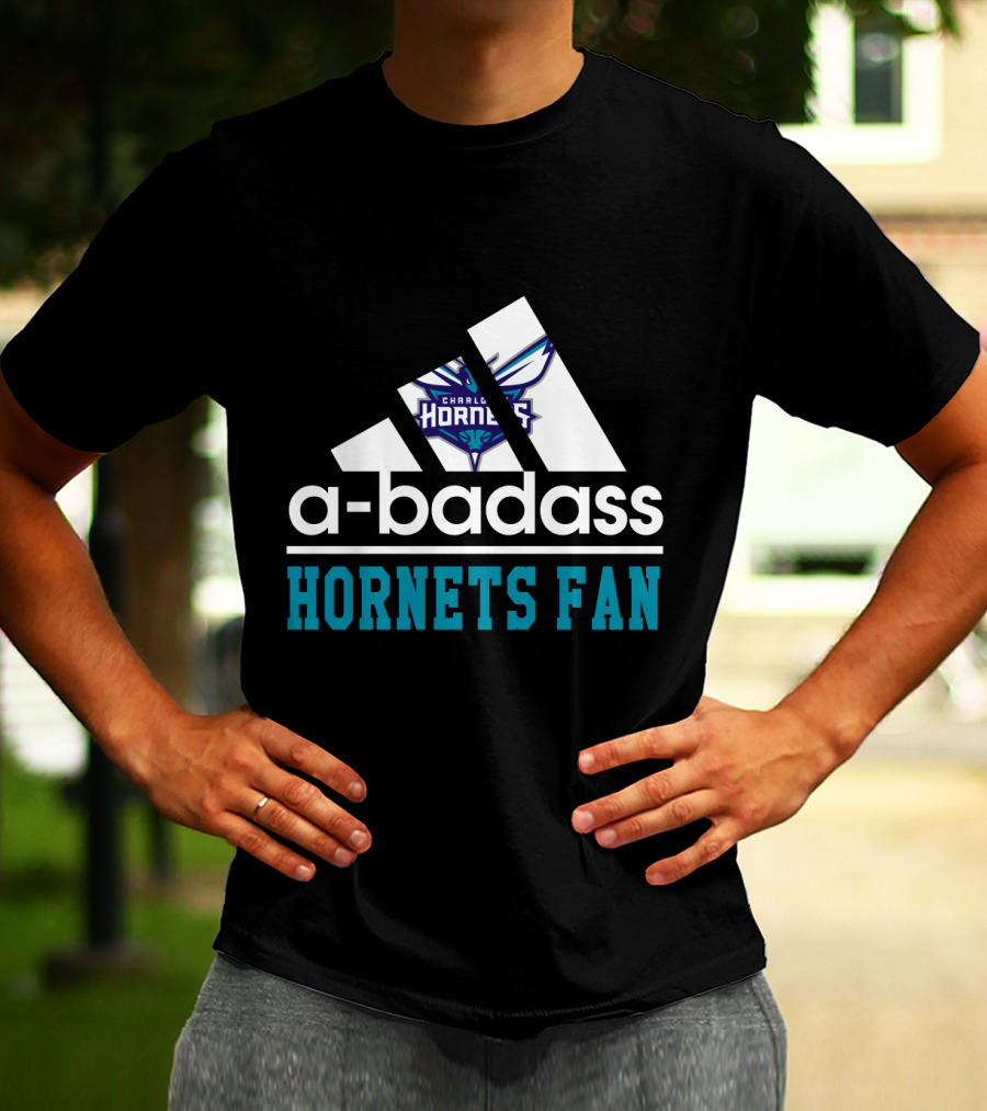 Charlotte Hornets Badass Hornets Fan T-Shirt