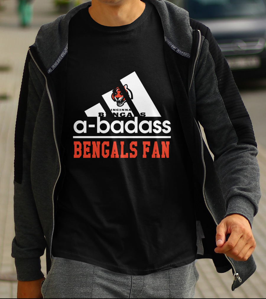 Cincinnati Bengals A-Badass Bengals Fan T-Shirt