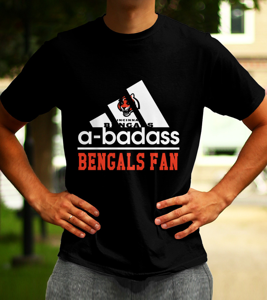 Cincinnati Bengals A-Badass Bengals Fan T-Shirt