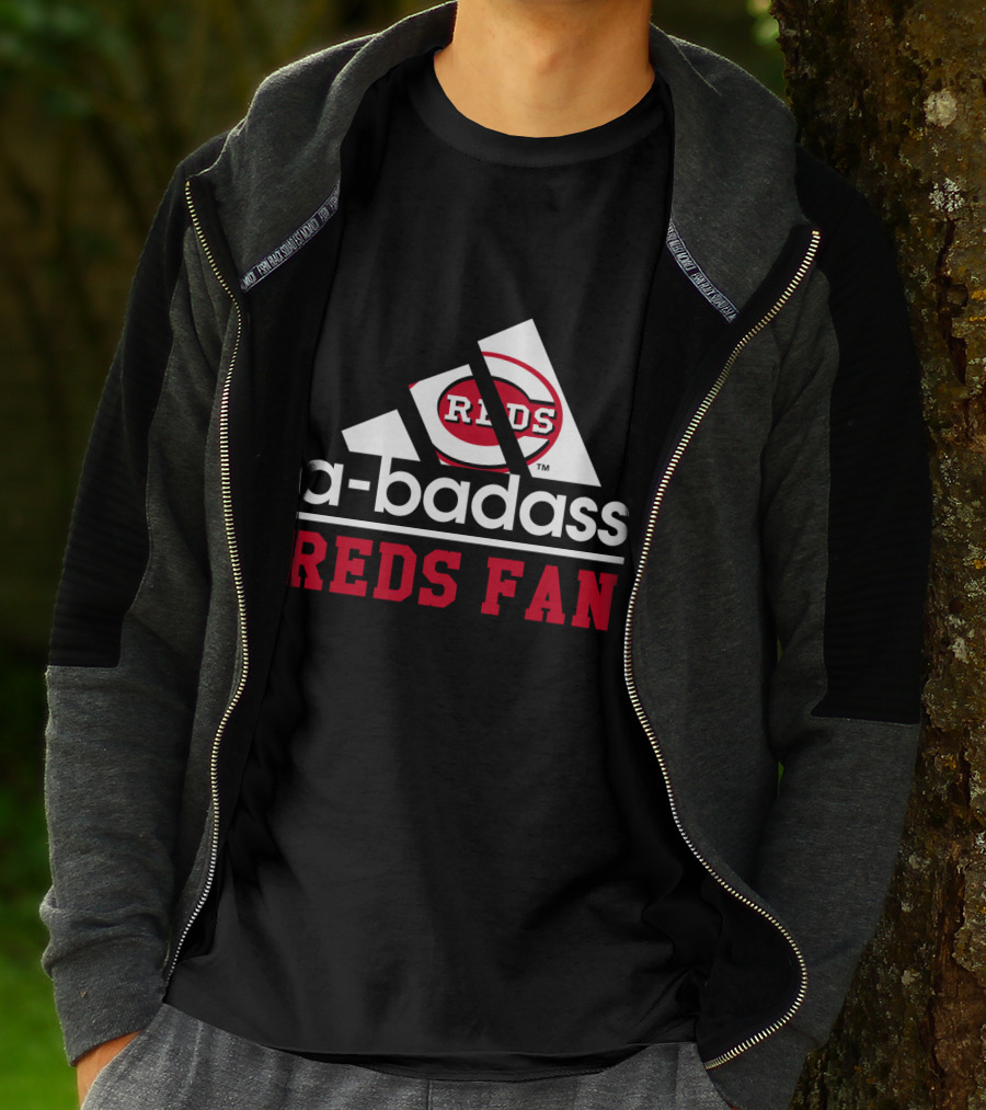 Cincinnati Reds Fan A-Badass Reds T-Shirt