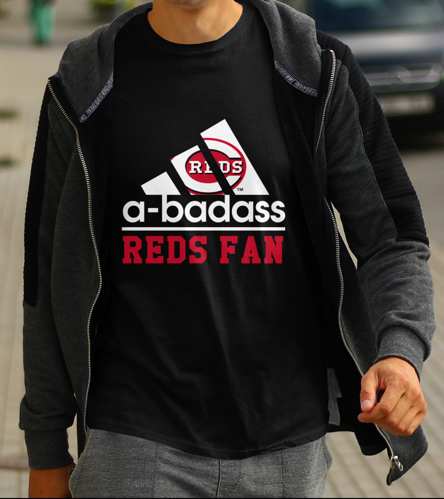 Cincinnati Reds Fan A-Badass Reds T-Shirt