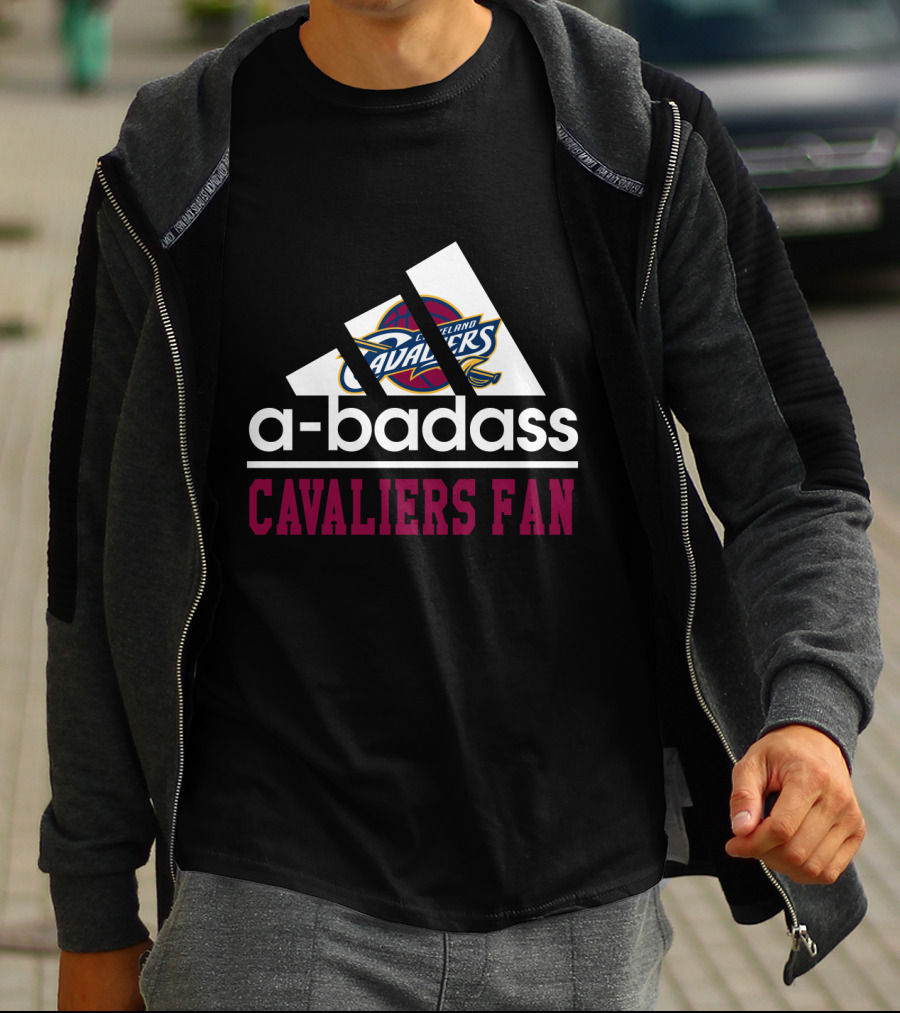 Cleveland Cavaliers A-Badass Cavaliers Fan T-Shirt
