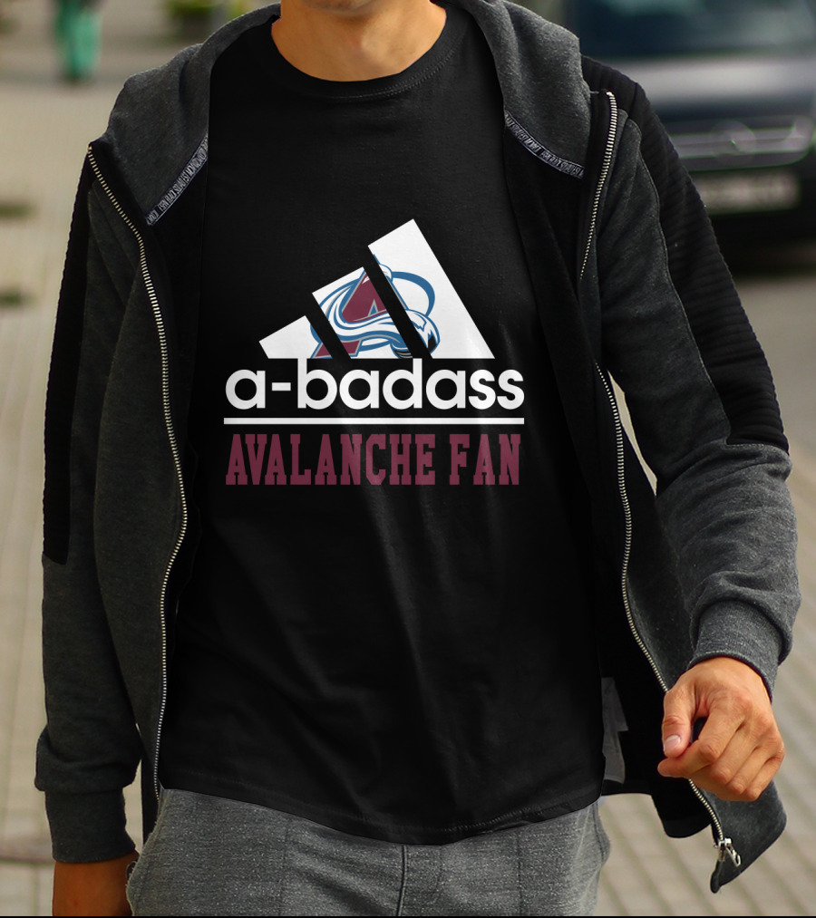 Colorado Avalanche A-Badass Avalanche Fan T-Shirt