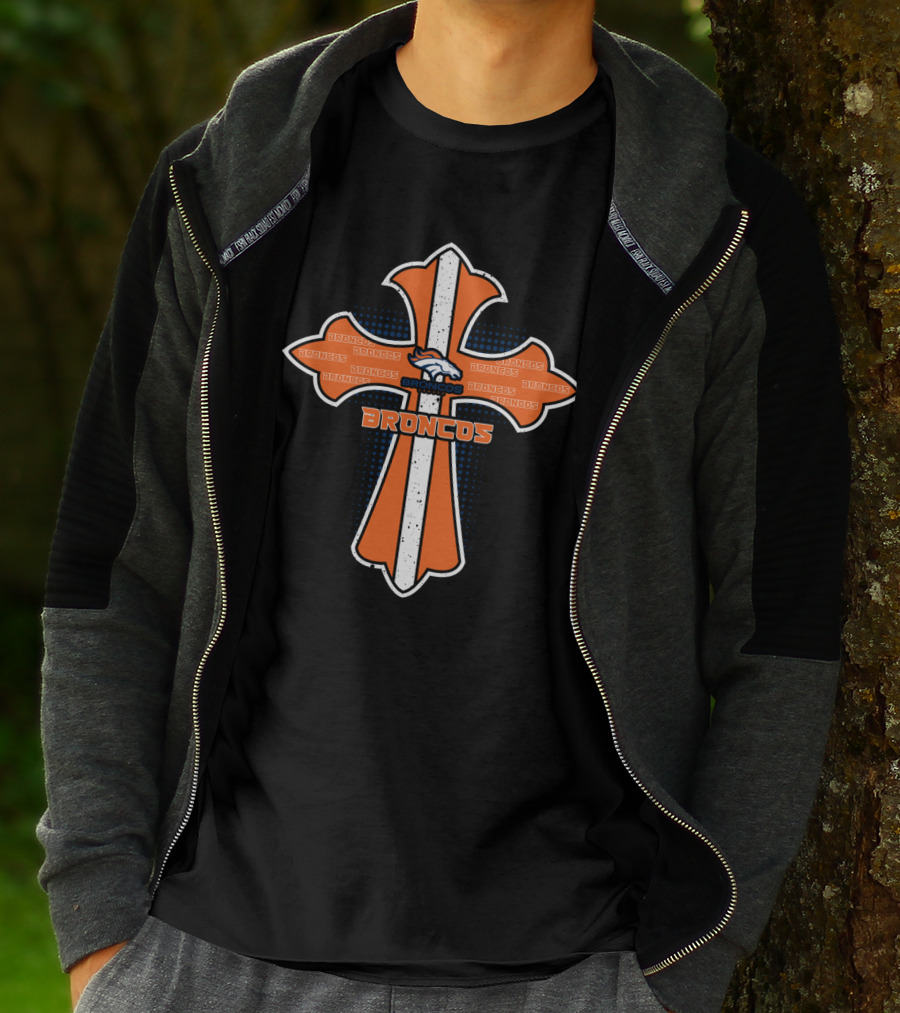 Broncos Cross For Jesus Fans Denver Broncos T-Shirt