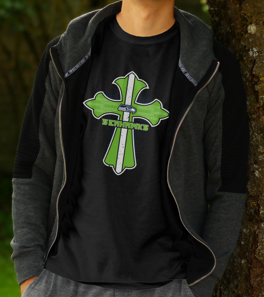 Seahawks Cross For Jesus And Seattle Seahawks Fans T-Shirt