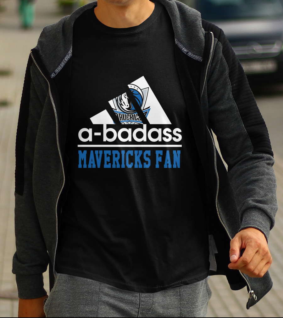 A-Badass Mavericks Fan Dallas Mavericks Cool For Fans T-Shirt