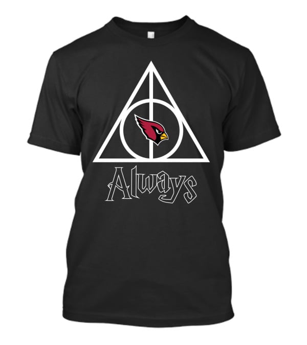Deathly Hallows Arizona Cardinals Always T-Shirt