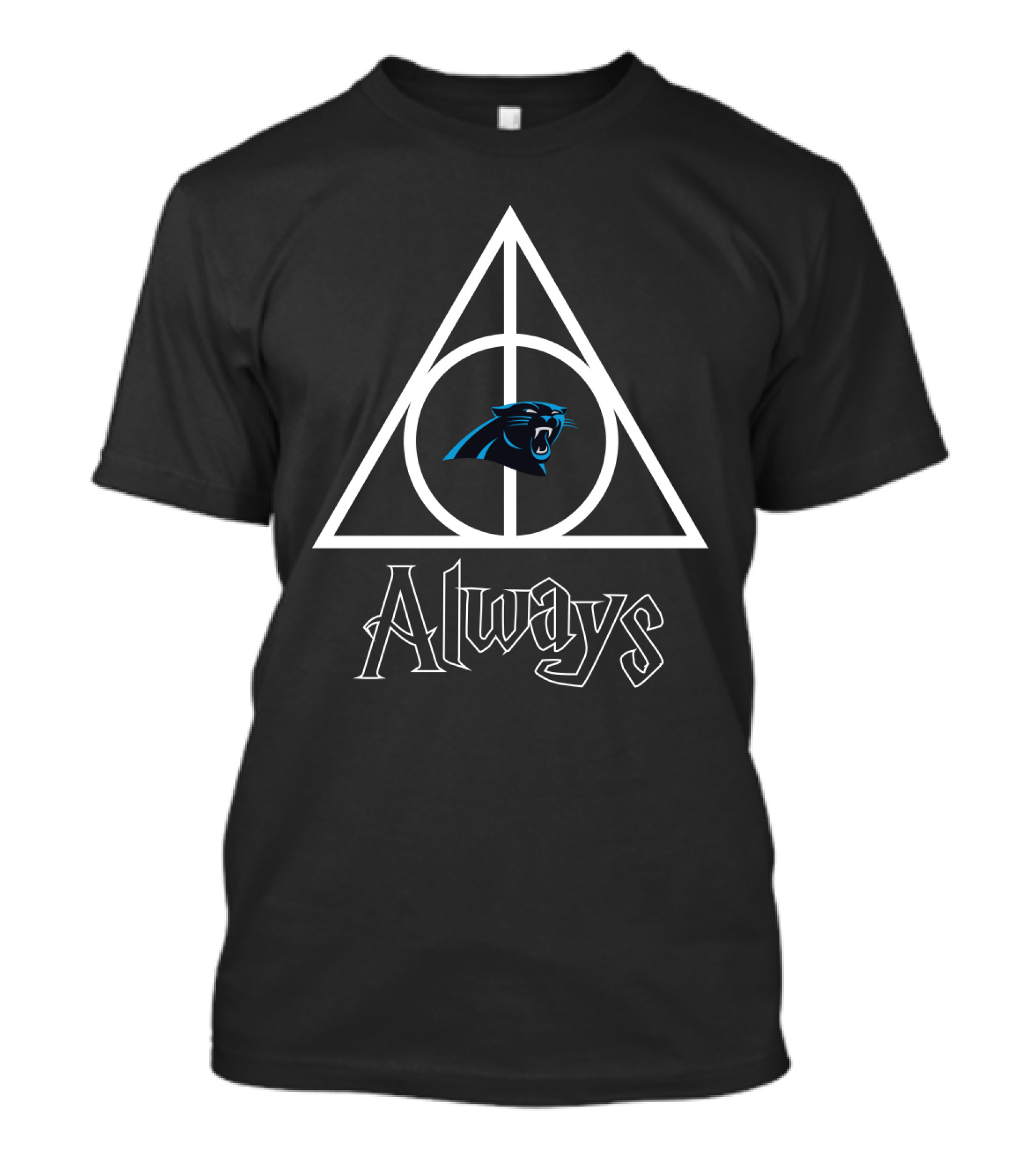 Deathly Hallows Always Carolina Panthers T-Shirt