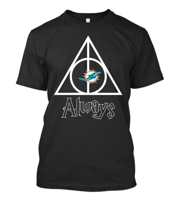 Always Deathly Hallows Miami Dolphins T-Shirt
