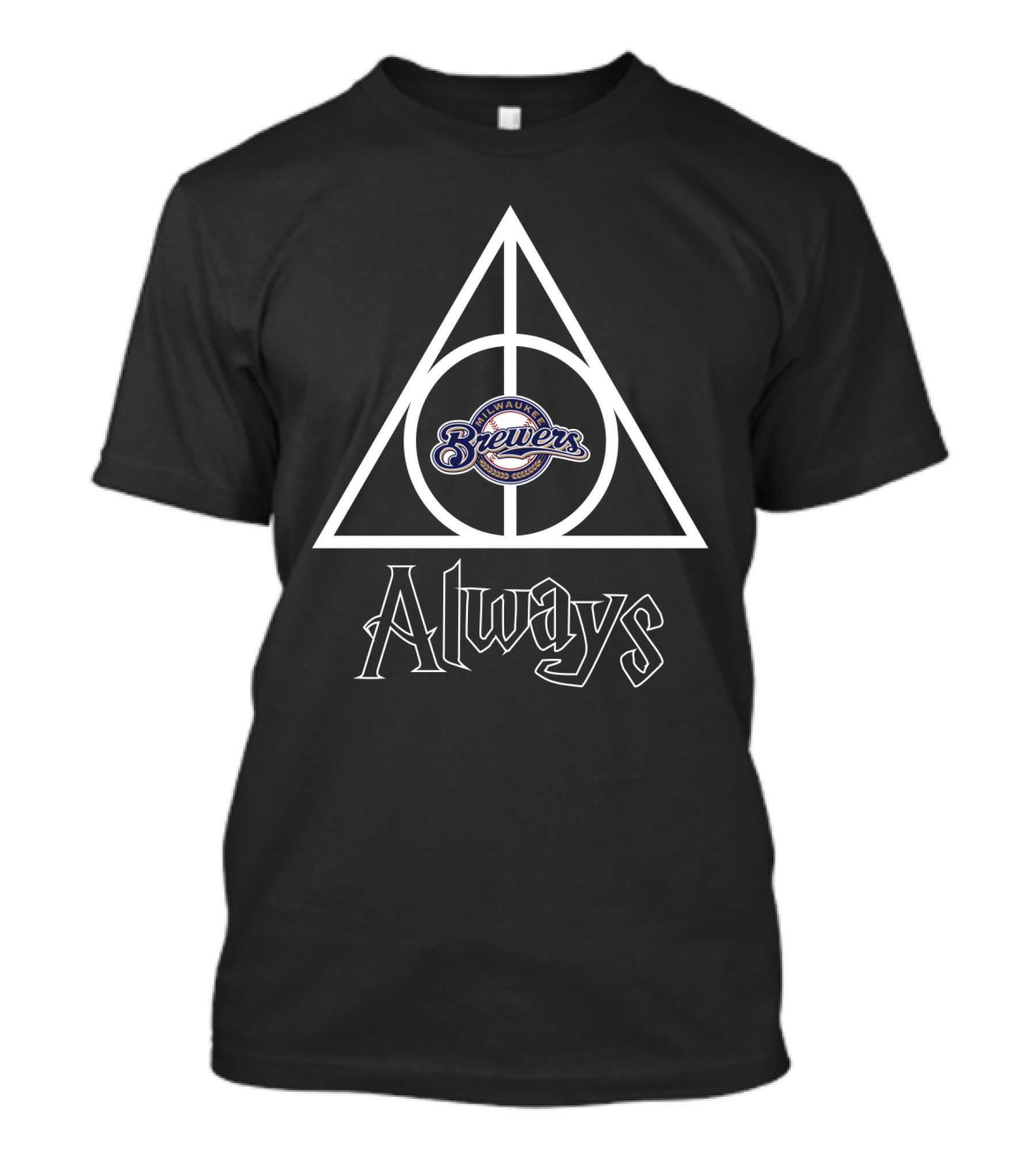 Milwaukee Brewers Always With Deathly Hallows T-Shirt