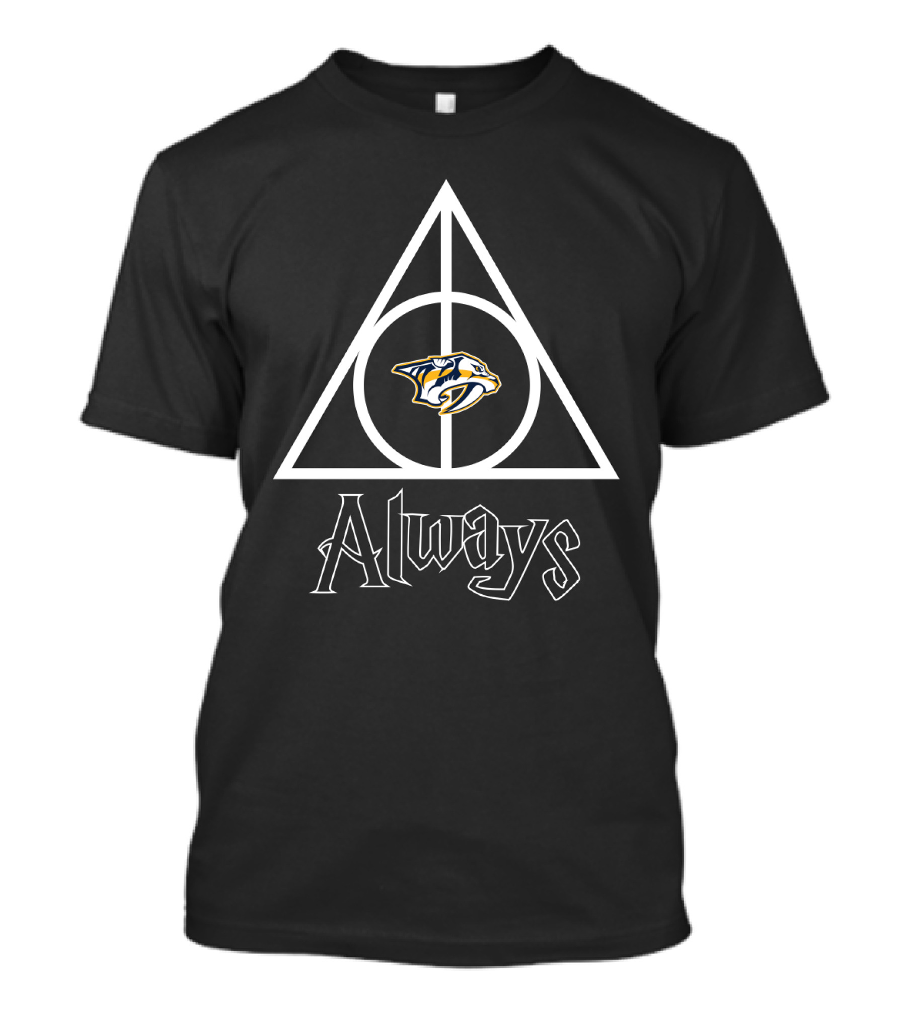 Always Deathly Hallows Nashville Predators Symbol Integration T-Shirt