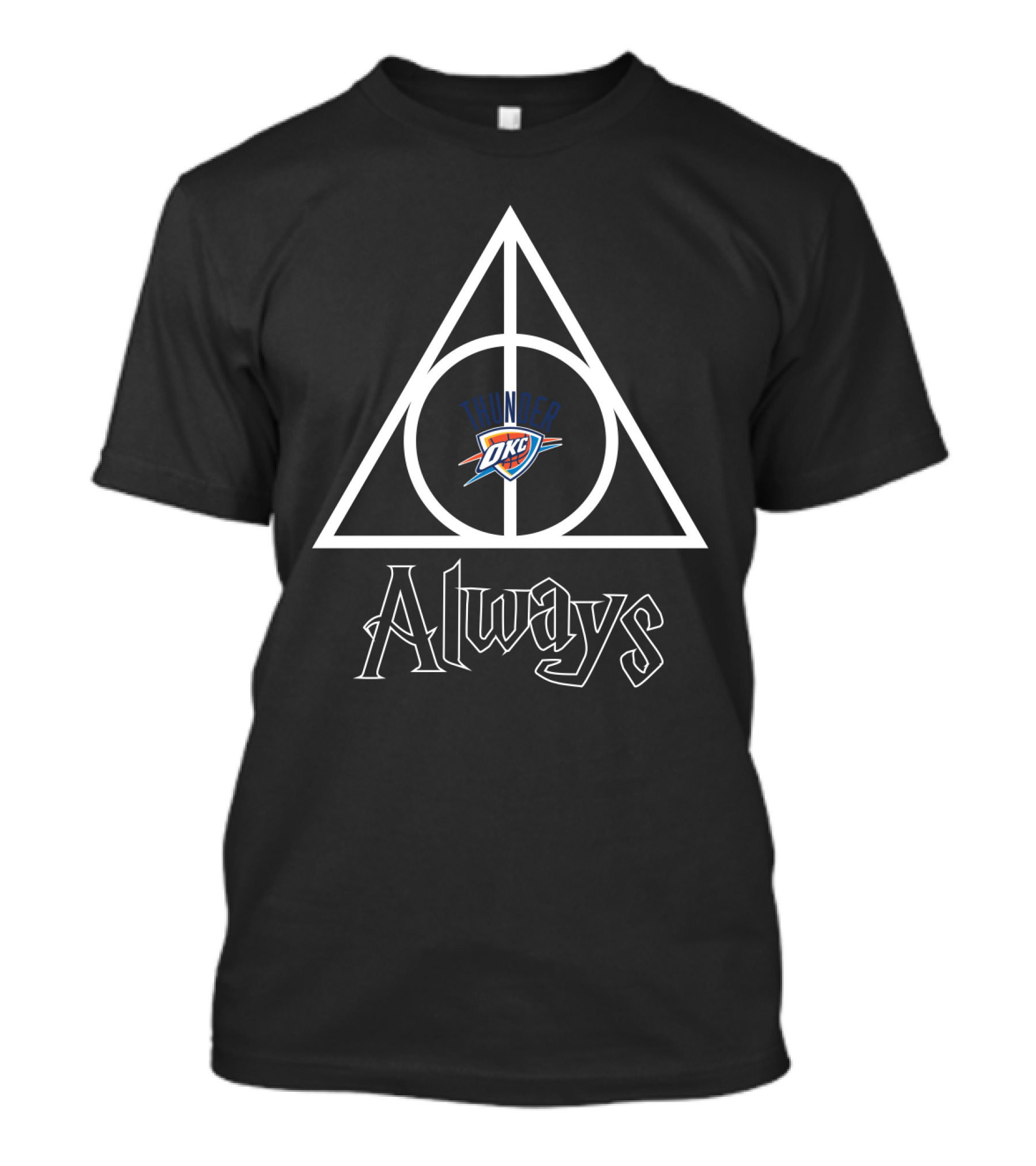 Deathly Hallows Always Oklahoma City Thunder T-Shirt