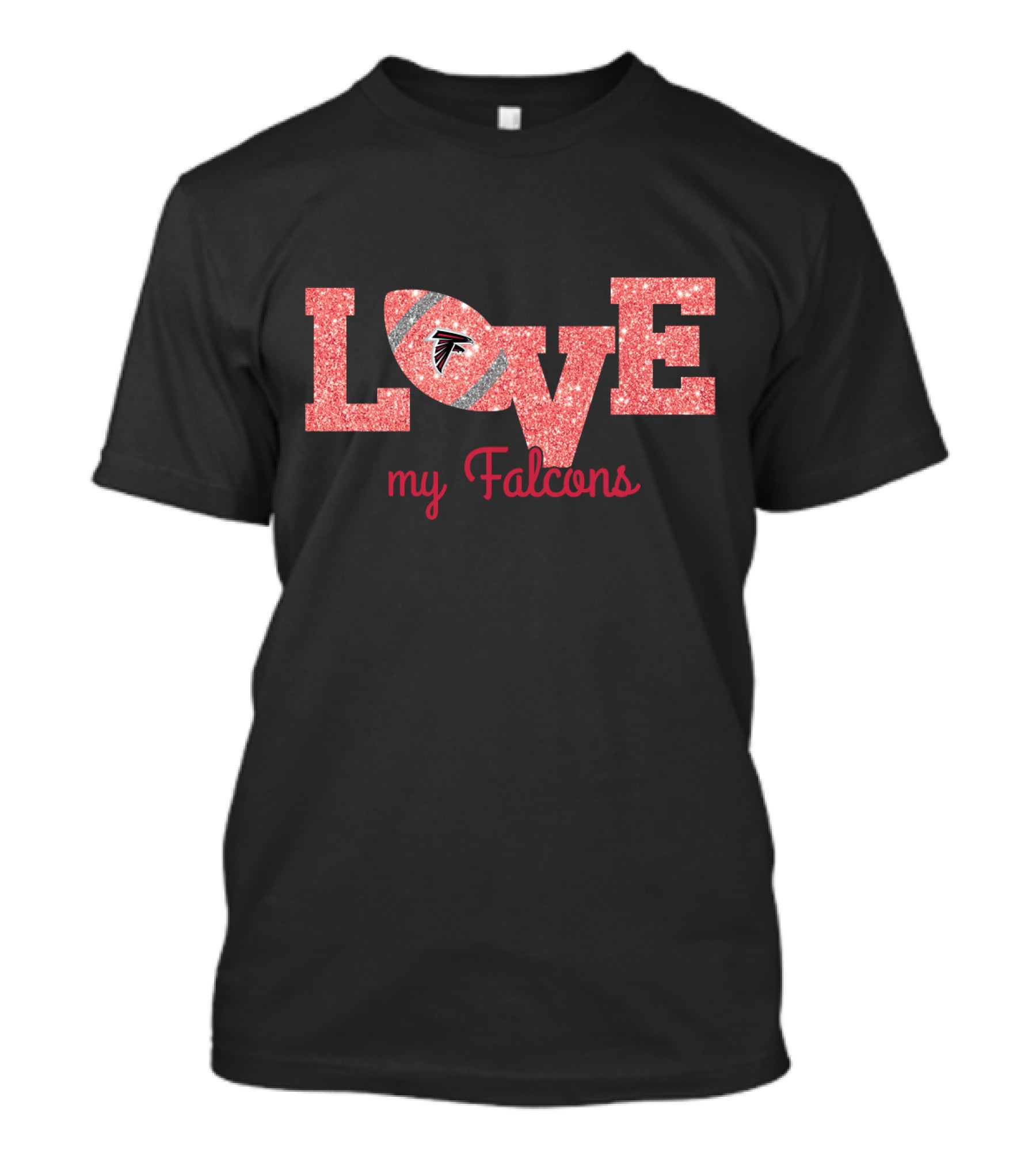 Atlanta Falcons Love Football Fans T-Shirt