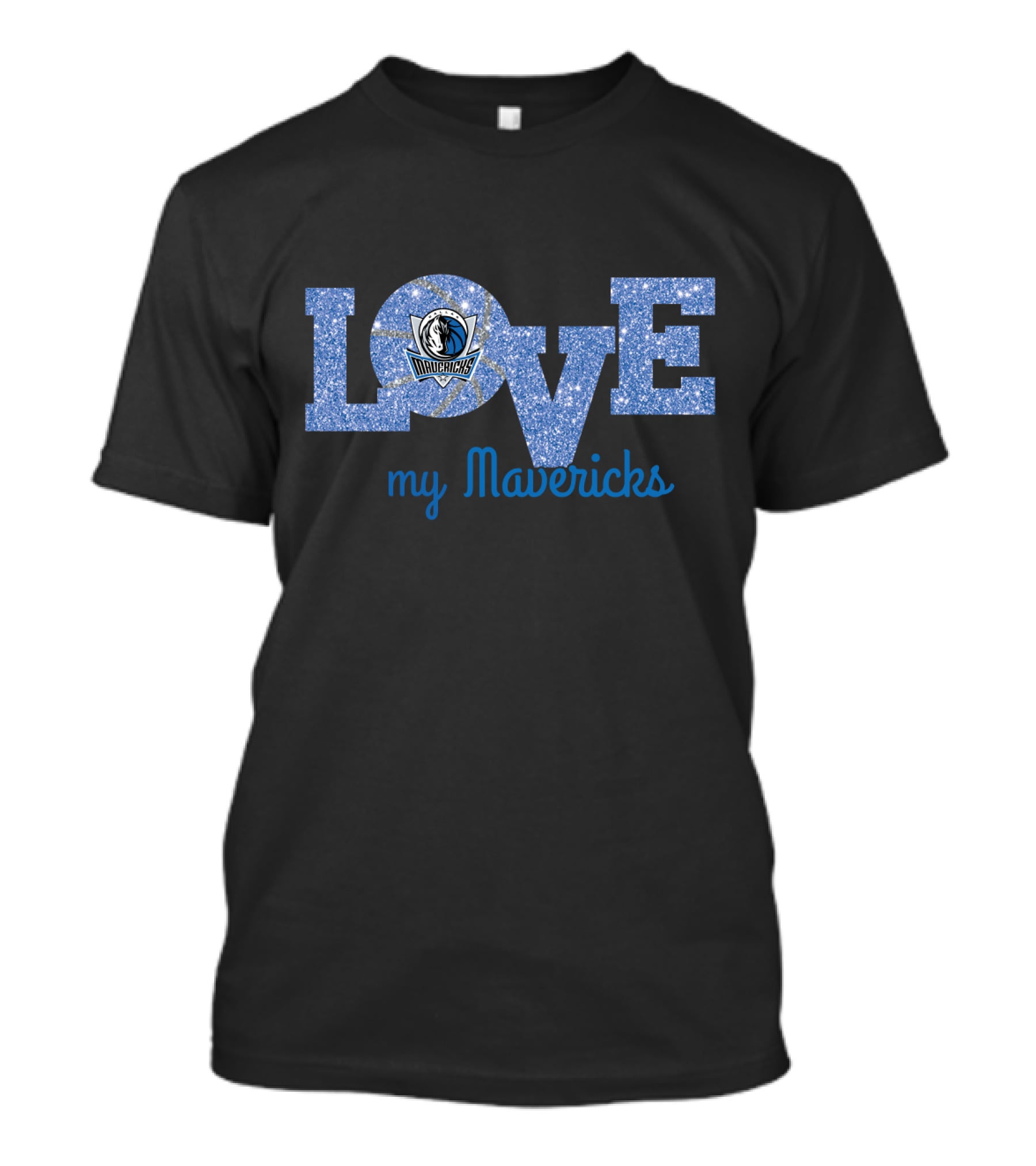 Love My Mavericks Dallas Mavericks Fan T-Shirt
